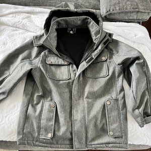 CB Boys medium 10/12 gray coat/jacket